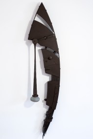 Sea Change, steel and found stone, 2015 (photograph by John Beasley)